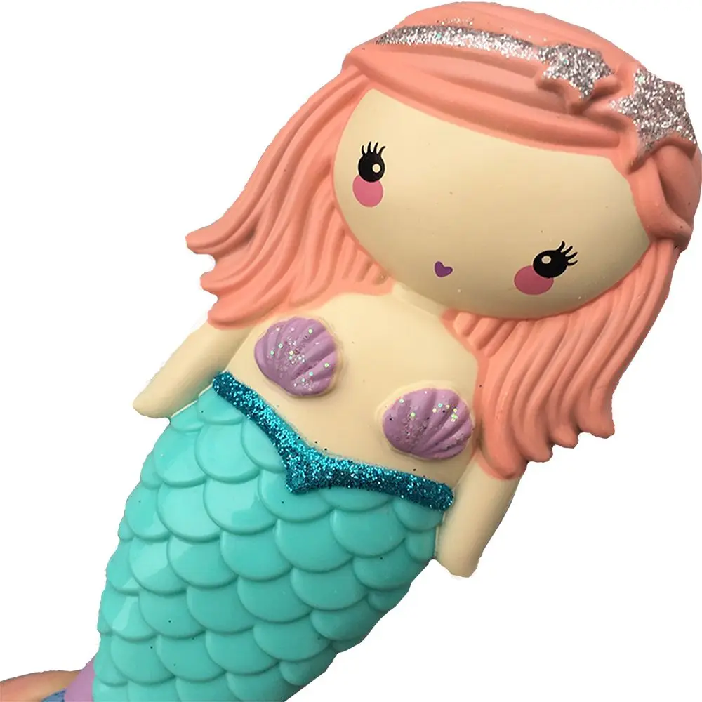 Baby Girl Šukos Animacinių filmų Undinėlės Formos 3D Princesė Plaukų Šepečiai Plaukų Priežiūra Plaukų Šukos, skirtos Kūdikiams, Vaikams, Vaikų Dovanų