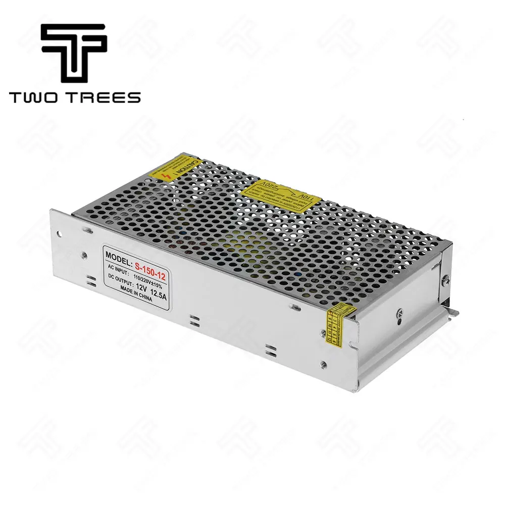 Du Medžiai, Transformatoriai LED Driver Maitinimo Adapteris LED šviesos Juostelės Perjungti Maitinimo 3D spausdintuvas DC12V 12.5 A 16.5 150-200W