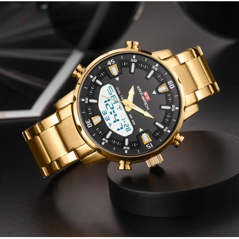 Didmeninė 2020 Žiūrėti Vyrų Top Brand Vandeniui Sporto Skaitmeniniai Laikrodžiai LED Plieno Karinės Kvarciniai Laikrodžių Vyrams Laikrodis Relogio
