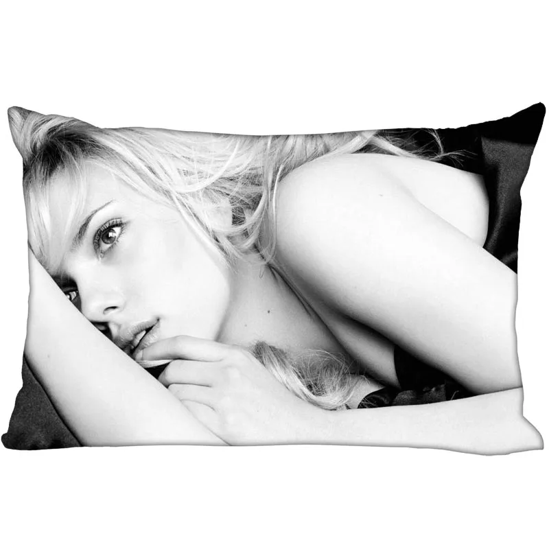 35x45cm Užvalkalas Scarlett Johansson Stačiakampio Šilko pagalvių Užvalkalai Lova Namų Kambarį Pagalvių užvalkalus iš Vienos Pusės Užsakymą dovana