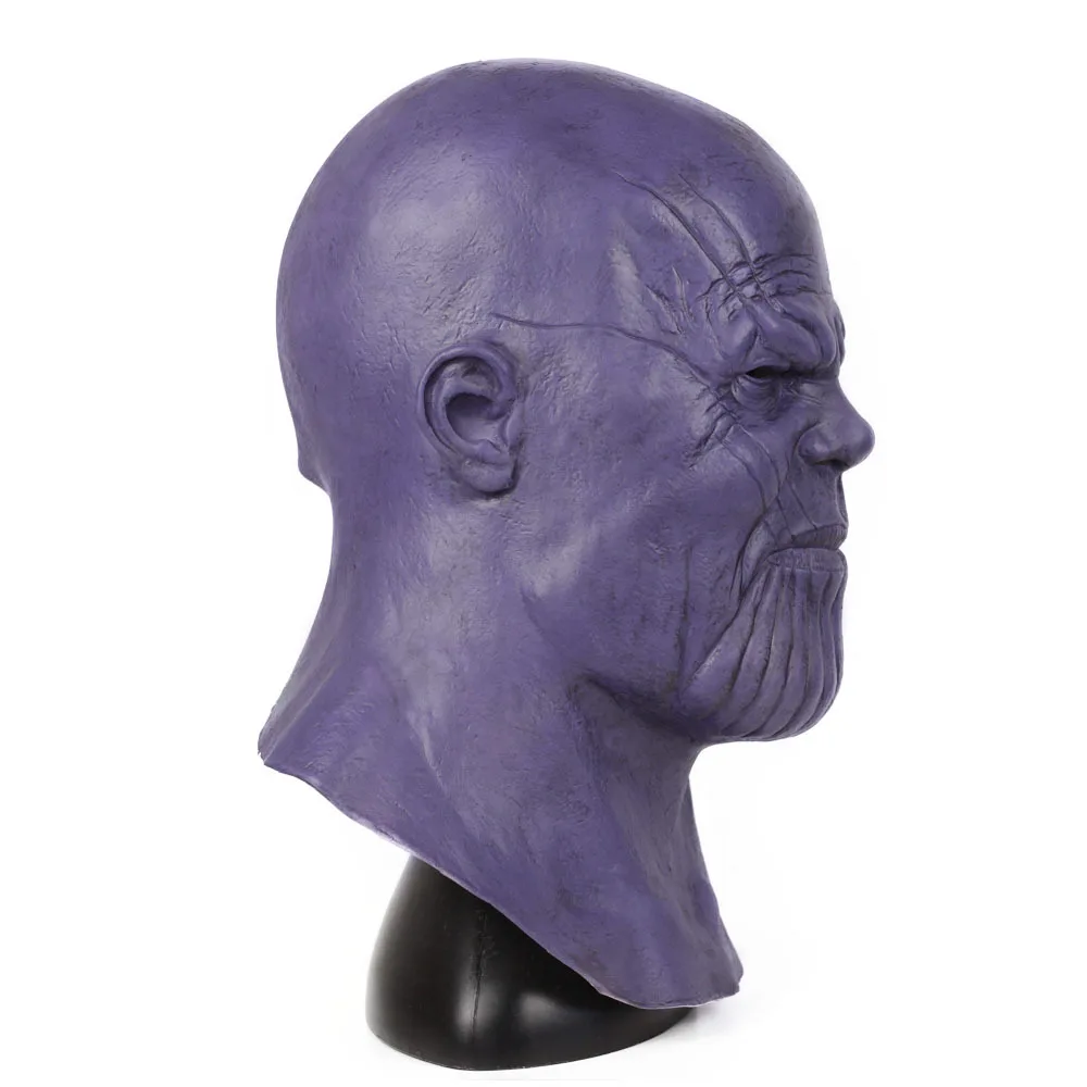 Thanos Masque Latekso Kaukės Cosplay Filmą Begalybės Karo Endšpilis Pirštines, Kaukę, Atraminiai