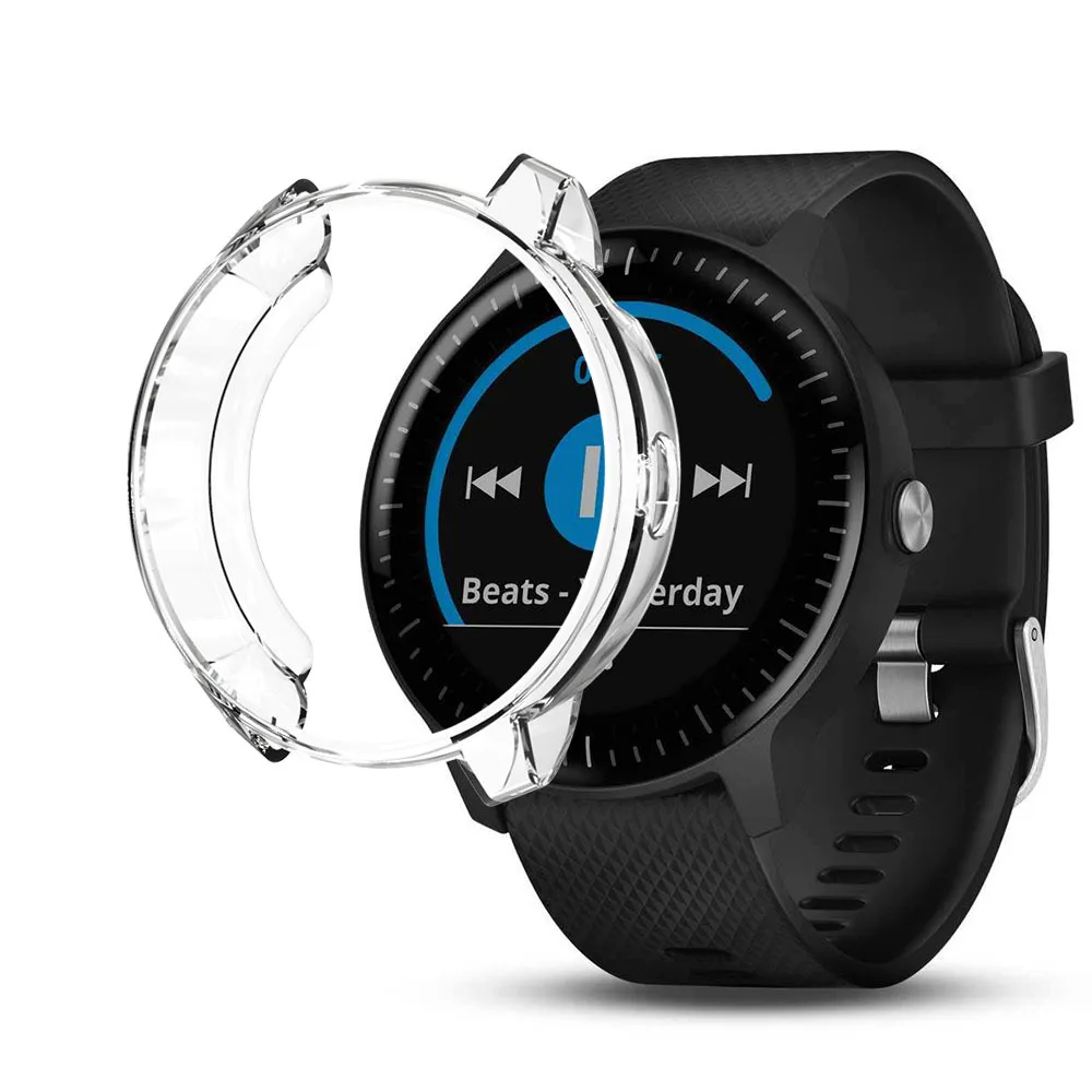 200pcs Nauji Aukštos Kokybės TPU Slim Smart Žiūrėti Apsaugos Atveju Padengti Garmin Vivoactive 3 3 Muzikos Rėmo Smartwatch Priedai
