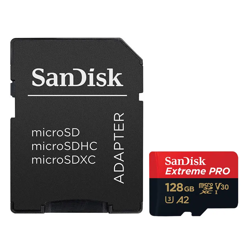 Sandisk Micro SD Extreme Pro 128 gb SD Kortelė max 170MB/s A2 V30 U3 64G 256G TF flash Kortelės 4K UHD cartao de memoria 1 tb Atminties Kortelę