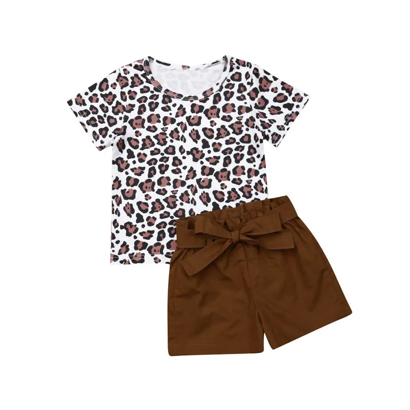 Mažylis Berniukas Mergaičių drabužius Vasarą Leopard 