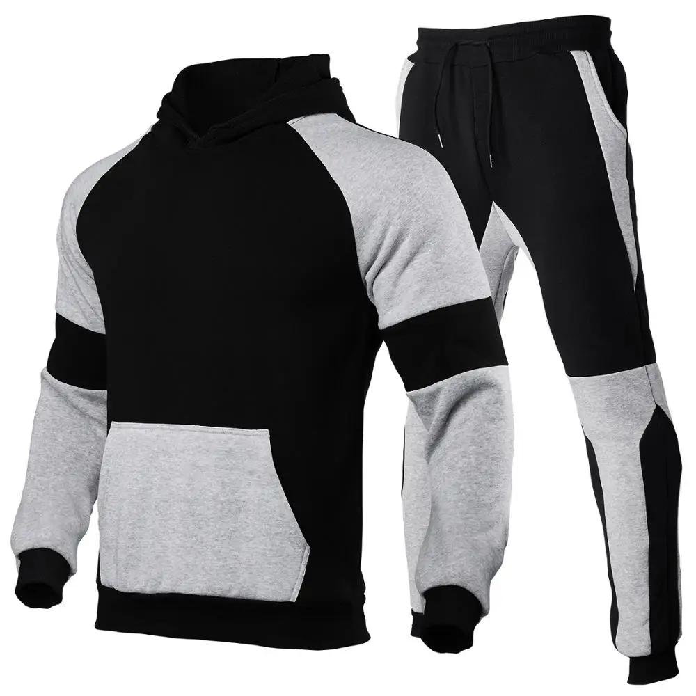 2020 nauji vyrų rudens ir žiemos mados kostiumai sportiniai vyriški sportiniai, hip-hop treniruotės drabužius dviejų dalių palaidinukė sweatpants m