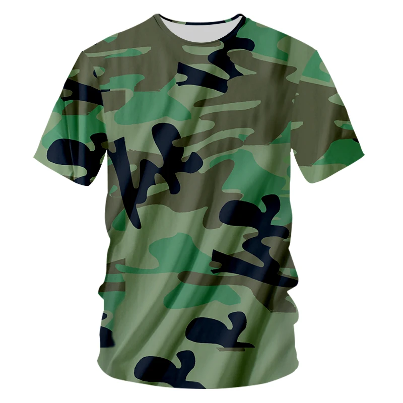 CJLM Taktinių Kariuomenės Kamufliažas Marškinėliai Vyrams Kvėpuojantis Quick Dry JAV Armija Kovai su 3D Spausdinimo Marškinėliai Atsitiktinis O Kaklo Outwear Tshirts