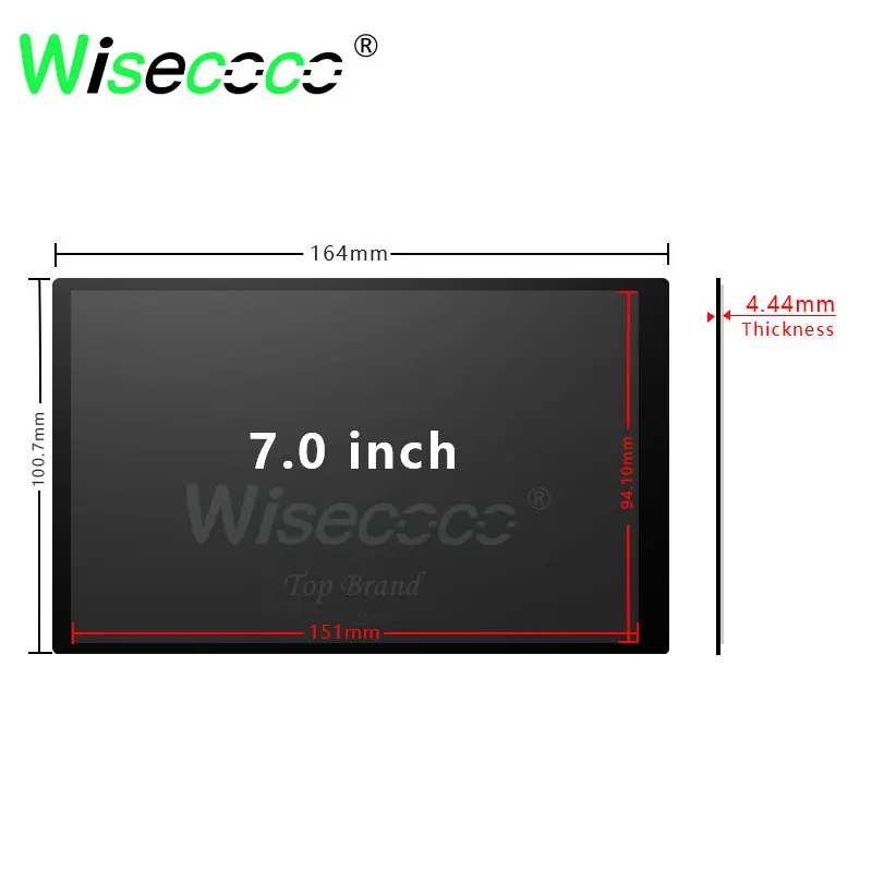 Kraštovaizdžio režimas 7 colių, 1200*1900 touch panel su HDMI tipo c mipi vairuotojo lenta, skirta pad planšetinis mini pc