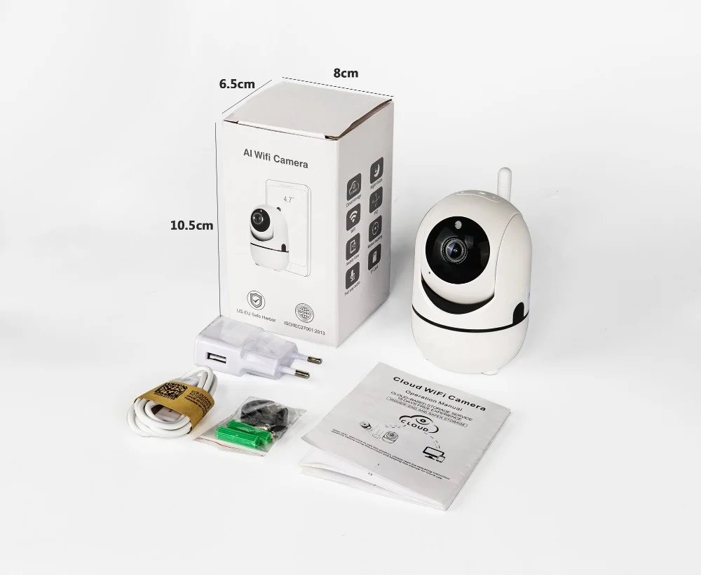 Tuya Wifi Kamera, 1080P Belaidžiu Infraraudonųjų spindulių Anti-Theft Ip Kamera, Naktinio Matymo Protingas Hd Stebėjimo Kamerą 