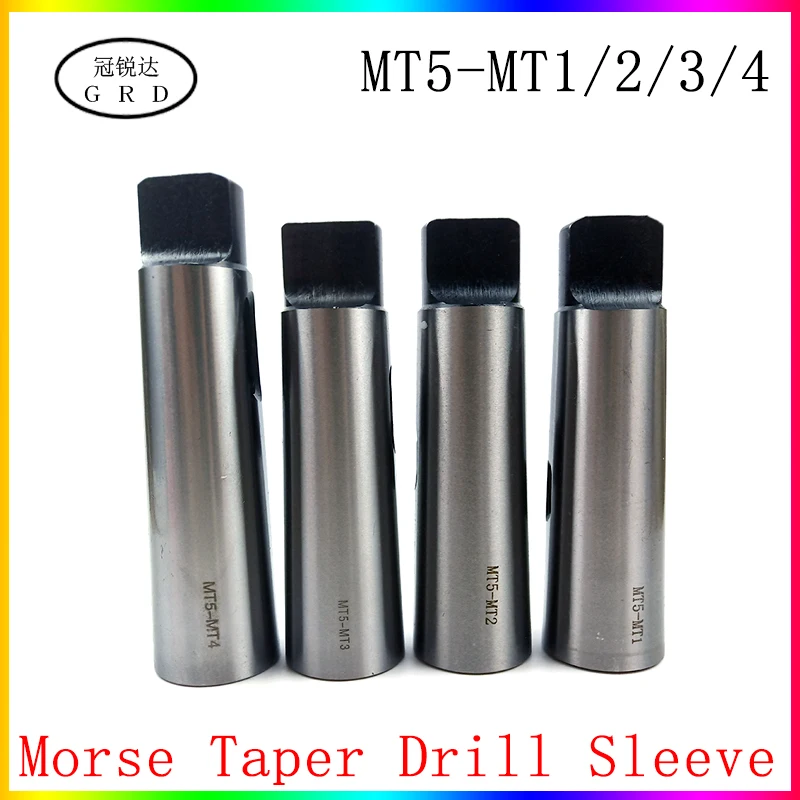 Morzės siaurėjantys gręžimo rankovės MT5 su MT4 MT3 MT2 MT1 morzės siaurėjantys adapteris, skirtas gręžimo griebtuvas MT5-MT1 MT5-MT2 MT5-MT3 MT5-MT4 rankovės