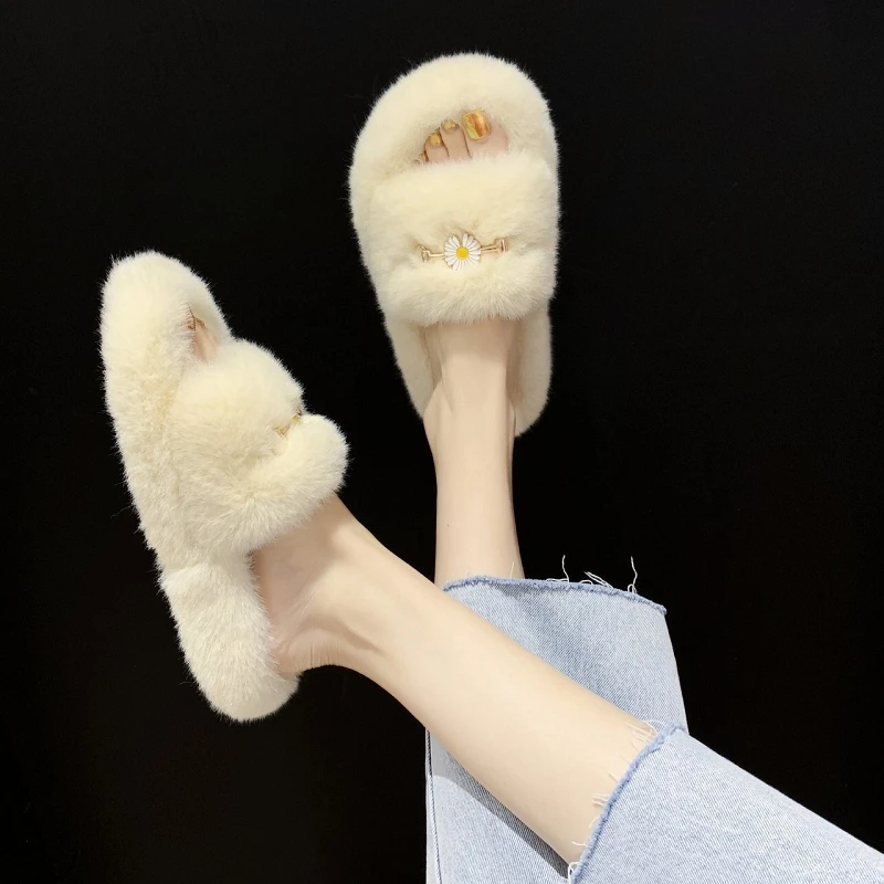 2020 m. Žiemos Moterų Šlepetės Apačioje Minkštas Namų Batų Medvilnės Storio Šlepetės Patalpų Slip-On Skaidres patogių Batų Šlepetės MTX26