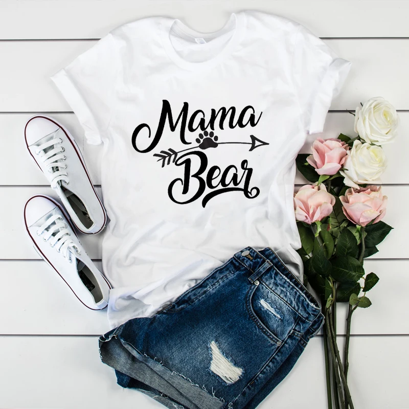 Moterų Mama Dinozaurų Gėlių Motina Drabužių Tees Viršūnes Grafinis Moterų, Merginų, Moterų Lady T-Shirt Tumblr Marškinėliai T-shirts