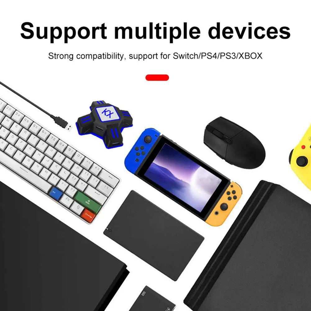 KX USB Žaidimų Raktų Lenta Pelės Adapterį Valdytojai Adapteris Keitiklis, Vaizdo Žaidimų Klaviatūrą, Pelę, adapteris, skirtas jungikliui/Xbox/PS4/PS3