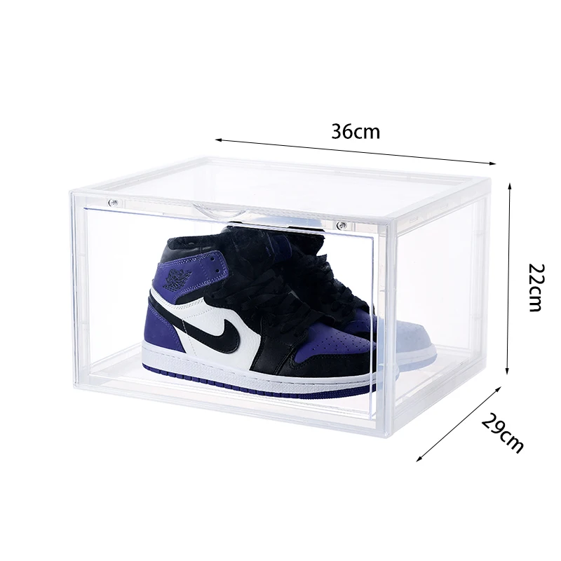 Aišku, ant kitos Batų Saugojimo Organizatorius Didelio Dydžio Juoda Balta Batų dėžės Stovo Batų Kolekcija Sneaker Bateliai Bakas