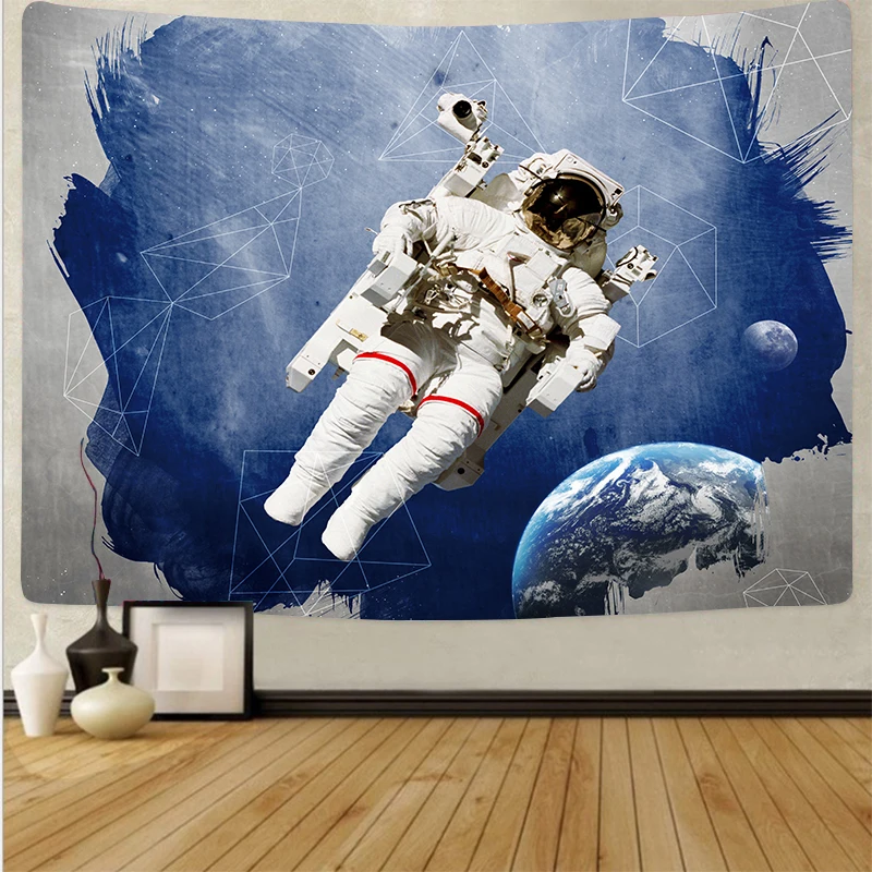 Astronautas Gobelenas Erdvės, Visatos, Žvaigždėtas Dangus Sienos Kabo Didelis Dydis Sieniniai Gobelenai Audiniai Kilimų Paplūdimio Rankšluostį Namų Puošybai