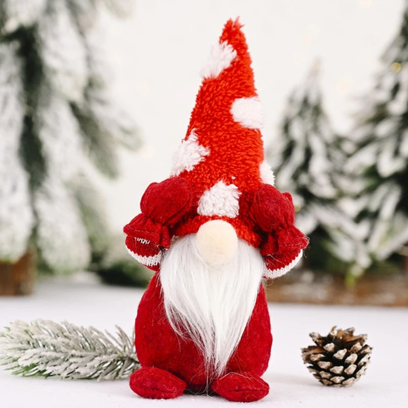 3pcs/set Kalėdų Elf Apdaila Rankų darbo Snaigės Gnome švedijos Tomte Lėlės Žaislas Papuošalai padėkos Dienos Dovanos