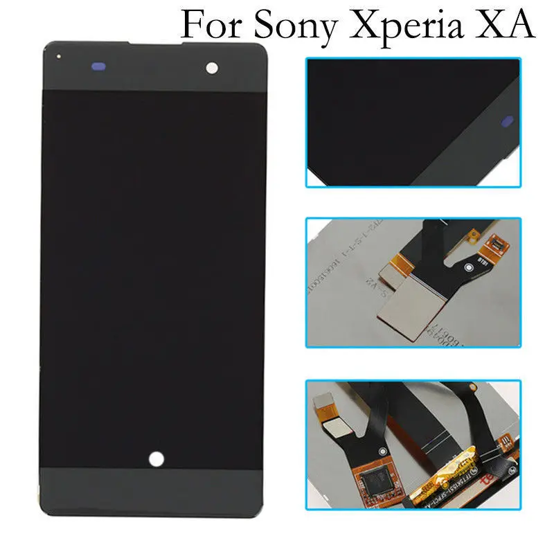 LCD SONY Xperia XA Ekranas Touch Ekranas Su Rėmu F3111 F3112 F3113 LCD SONY Xperia XA LCD Pakeitimo