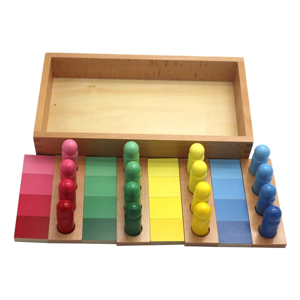 Montessori Blokai Spalvų Žaidimas Vaikai Ankstyvojo Ugdymo Žaislai Berniukams ir Mergaitėms, Vaikams Kalėdų Dovana