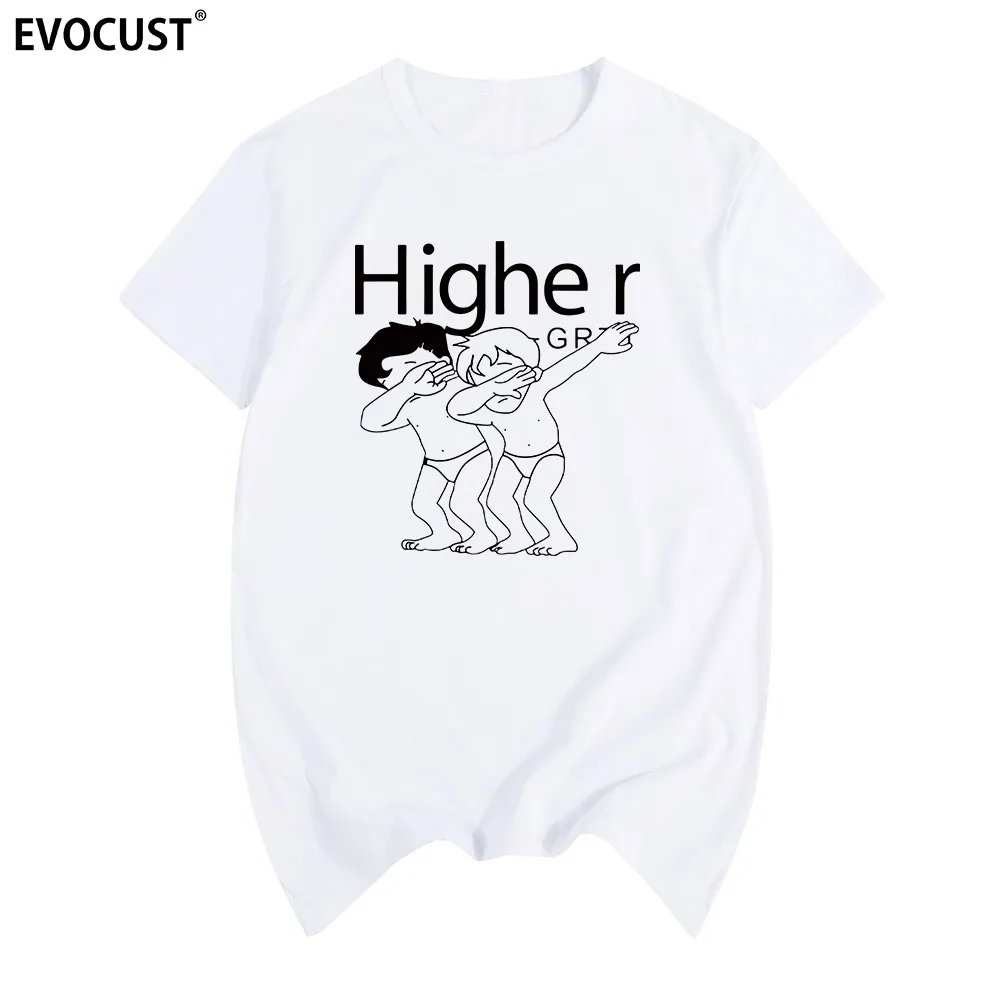 Aukštojo broliai hip-hop Reperis trumpomis rankovėmis T-shirt Medvilnės Vyrų marškinėliai Naujas TEE MARŠKINĖLIUS Moterų unisex Mados