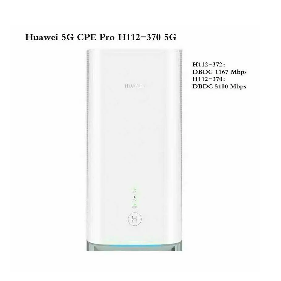 Geniune Atrakinta Huawei 5G Wifi Bevielis Maršrutizatorius H112-370 NSI+SA 5100Mbps Mobile Hotspot