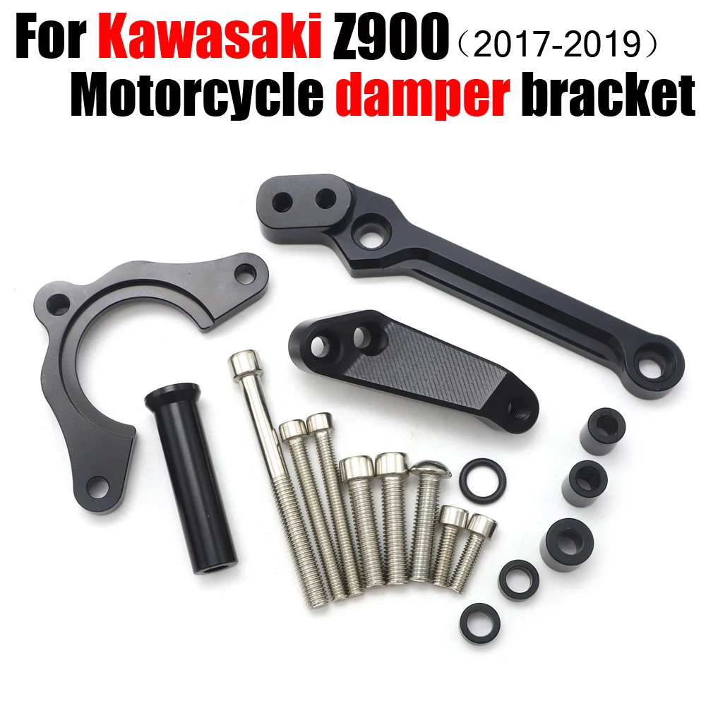 Už KAWASAKI Z900 Z 900 2017 - 2019 CNC Aliuminio Motociklai, Reguliuojama Vairo Stabilizuoti Amortizatoriaus Atramos Mount Support Rinkinys Z900
