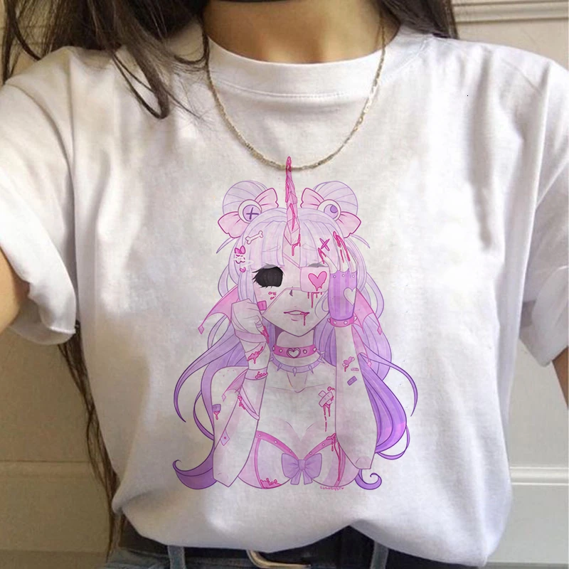 Sailor Moon Marškinėliai Moterims Harajuku Trumpas Rankovės Estetinės katė Anime Moterys Mielos Moterys T-shirt Kawaii Viršuje Tees