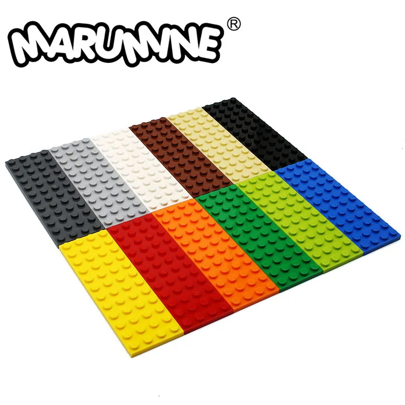 MARUMINE 4x12 Taškų Pagrindo Plokštė Skiedrų Blokai 3029 Plytų Rinkinys Vaikams 