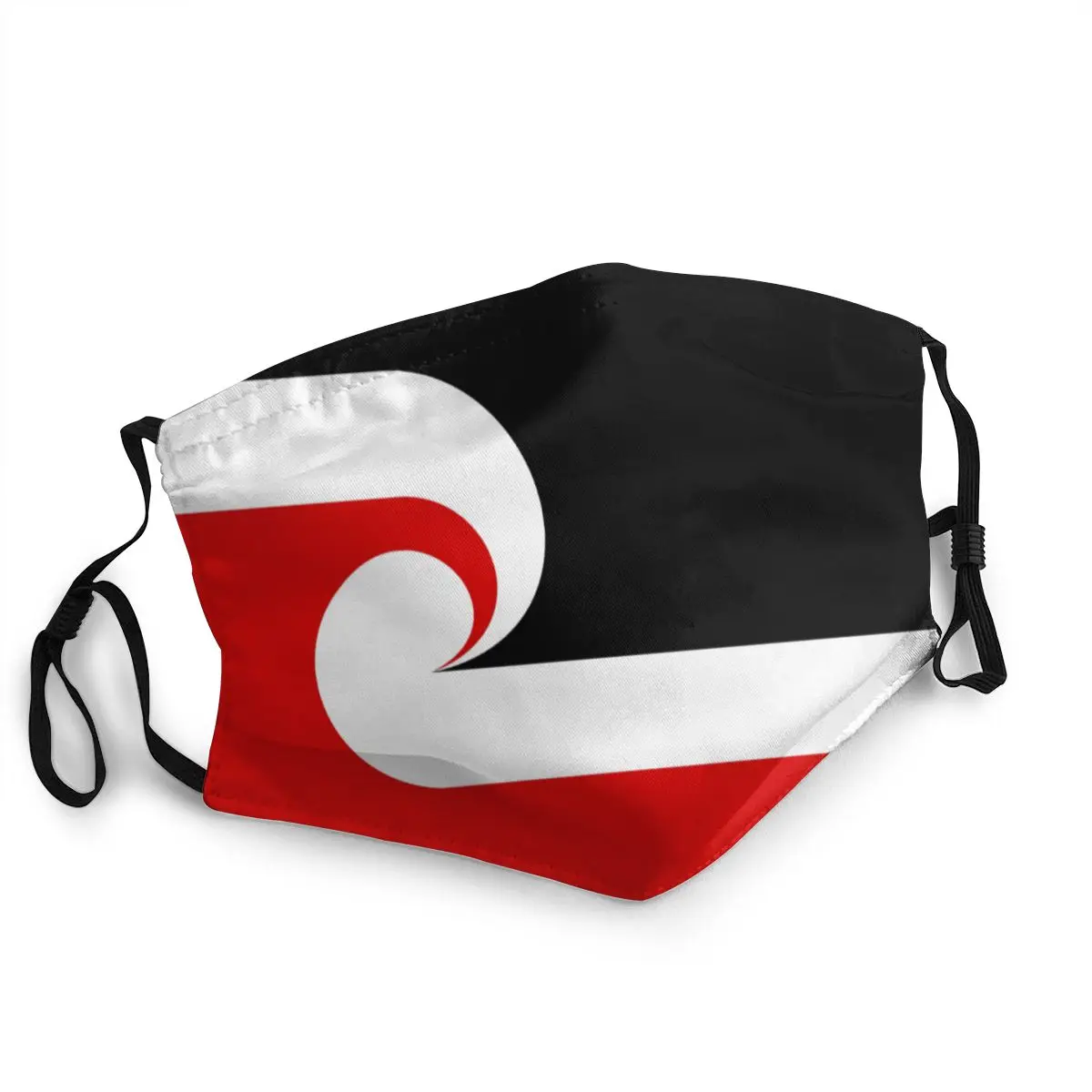 Maorių Tautinės Vėliavos Skalbti Spausdinti Burnos, Veido Kaukė Šalto Vėjo Įrodymas, Poliesteris apsauginis Dangtis Mufelinė Suaugusiems