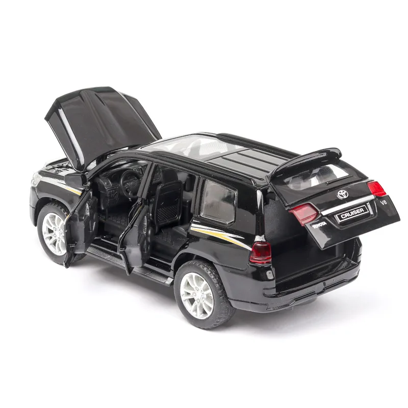 1:32 Žaislas Automobilis LAND CRUISER Prado Metalo Žaislas Lydinio Automobilių Diecasts Žaislinės Transporto priemonės Modelį, 6 Durų Gali Atidarytas Žaislų Vaikams Žaislas Automobilius