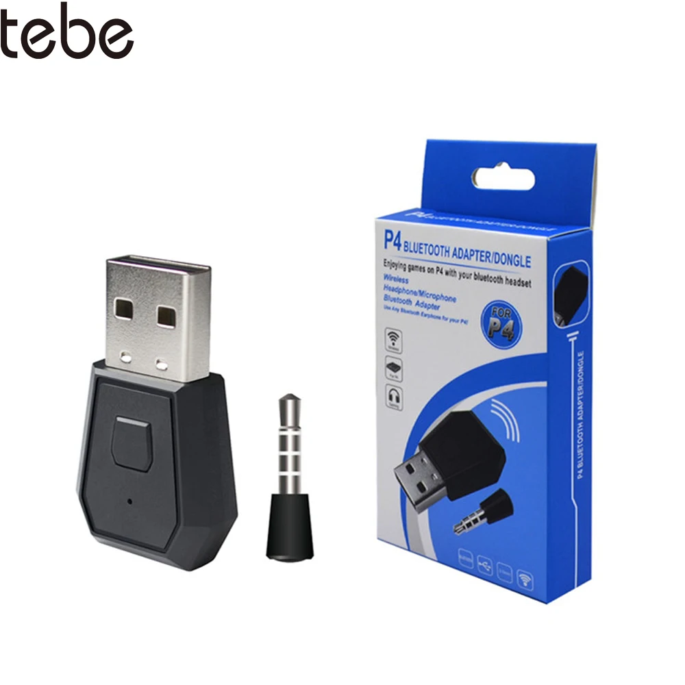 Tebe Bluetooth V4.0 Imtuvas USB Wireless Gamepad Ausinių Adapteris, Skirtas PS4 USB Garso Dongle Sony Playstation 4 Valdytojas