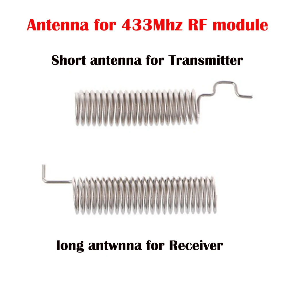RF modulis 433 Mhz Belaidžio Imtuvo Modulis, RX480E Siųstuvas, Imtuvo Mokymosi Kodas 1527 4Ch Antena Arduino uno 