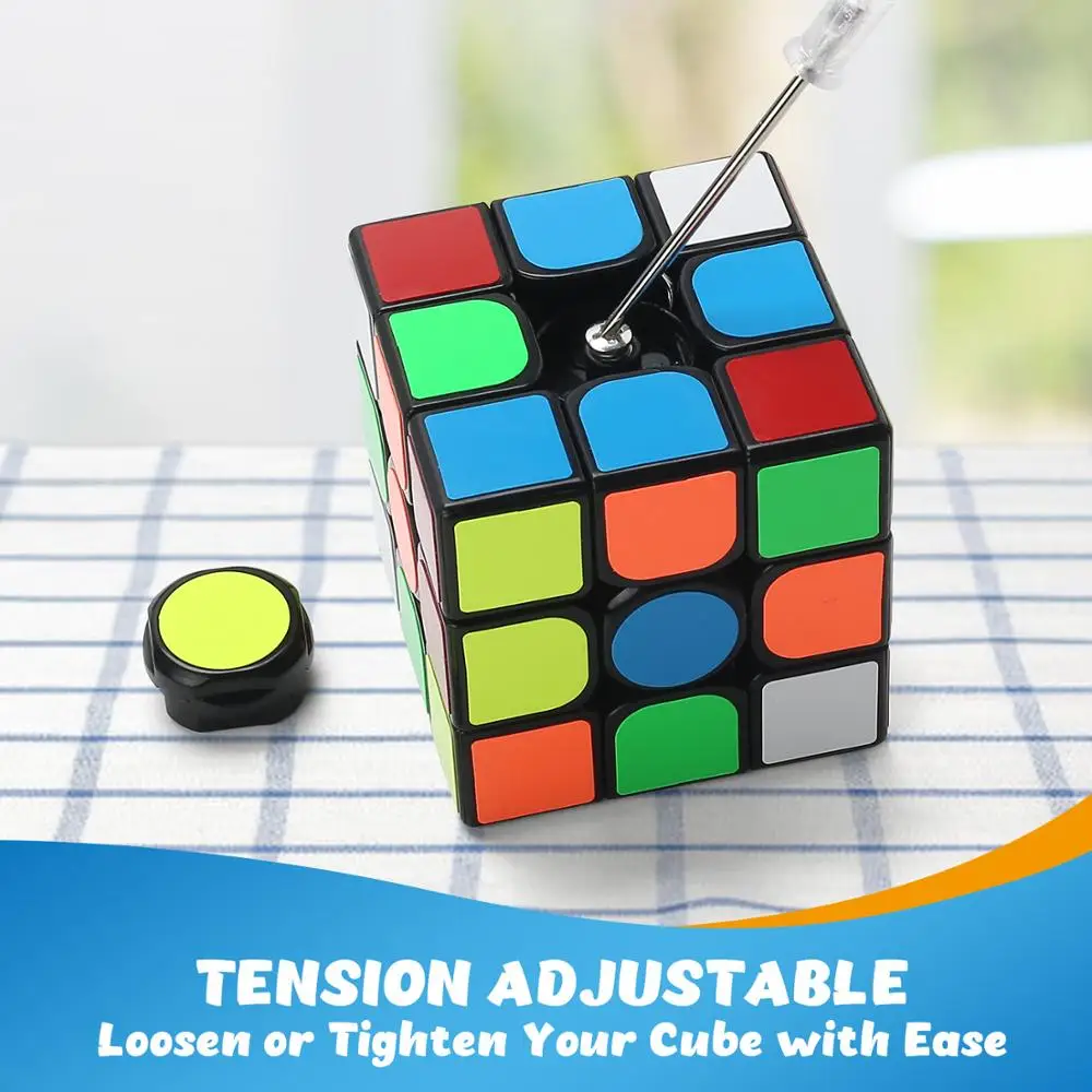 EagleStone Greitis Kubo Rinkinys Piramidės Stickerless Magic Cube Pluoštas Švietimo Kubo Galvosūkį Žaislai Vaikams & Suaugusieji