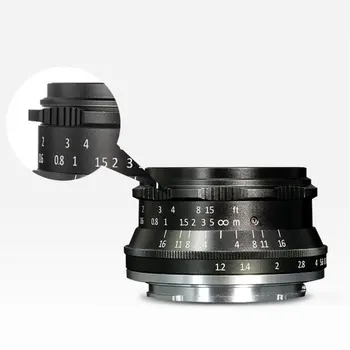 7 amatininkų 35mm F1.2 Prime Lens Visiems Vienos Serijos SONY už Fuji Canon už M43 Fotoaparatų Priedai