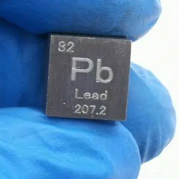 99.99% 11.3 g Hohe Reinheit Blei Pb Kubo Geschnitzte Elementas Periodensystem 10mm