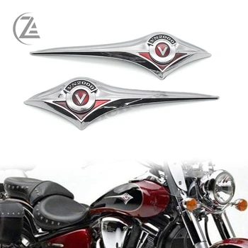 ACZ Motociklo 3D Lipdukas Dujų Bako Emblema Ženklelis Kuro Lipdukai Kawasaki Vulcan VN Klasikinis VN2000 VN 2000 Dujų Bako Emblema Ženklelis
