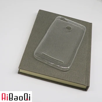 AiBaoQi 2vnt Mobiliojo telefono korpuso apsauginės rankovės nuo silikono gumos, minkštas viršelis Homtom HT50 skaidri korpuso