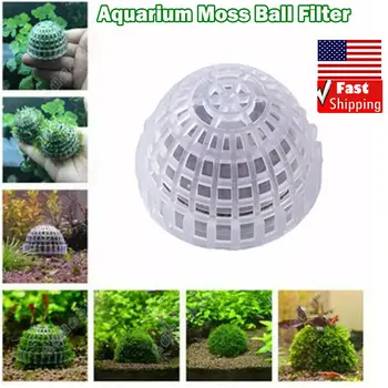Akvariumas Marimo Moss Ball Filtras Gyventi Akvariumo Augalai, Filtras, Java Krevetės, Žuvų Bakas Pet Dekoro Prekių Gyvų Augalų Turėtojas