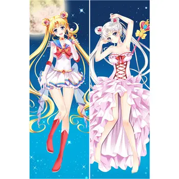 Anime Sailor Moon pagalvę Padengti Chibiusa Usagi Tsukino Dakimakura atveju Seksuali mergina 3D dvipusis Patalynės Kūno Hugging užvalkalas