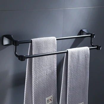Aukštos kokybės black vonios rinkinys aksesuarų, įrankių rinkinio pamušalas vonios reikmenys laikiklis rankšluosčių kabykla vonios kambarys kablio laikiklis