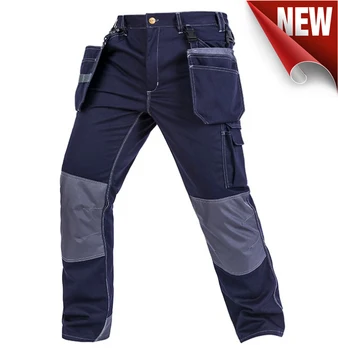 Bauskydd Aukštos kokybės vyriški drabužiai-atsparumas multi-kišenės, darbo kelnės krovinių darbo ziajać darbo drabužiai, statybos mechanikas
