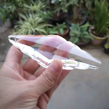 Crystal Prism Suncatcher Pasisekė Medžio Kabo Pakabukas Stiklo Šviestuvo Dalys Namuose Vestuvių Sodo Dekoro 