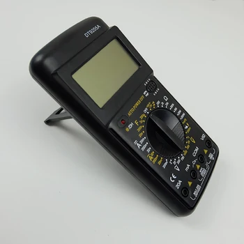 DT9205A LCD Profesionalus Skaitmeninis Multimetras Elektros Nešiojamą Ammeter Voltmeter Atsparumas Talpą, hFE Testeris AC DC 20A