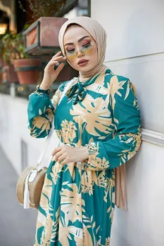 Dubai, Turkija Kaftan Pražydo Abaja Musulmonų Apdaras Drabužiai, Drabužiai, Suknelės Vestido Islamo hijab Musulmonų scraft Viršuje arabų drabužiai