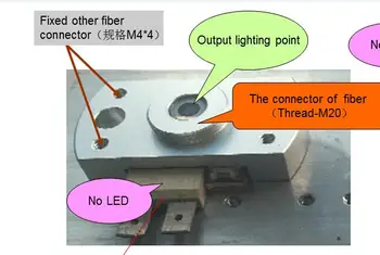Endoskopų led šviesos šaltinis, objektyvo ir pluošto jungtis,tinka phlatlight led cbt90 cbt140