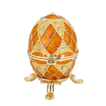 FLETCHER Prekės Metalo Išskirtinį Mažas Faberge Kiaušinis vidaus Apdaila
