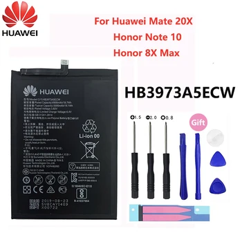 Hua Wei Originalios Telefonų Baterijos HB3973A5ECW HB4073A5ECW 5000mAh Už Huawei Mate 20 X 20X / Garbės 10 Pastaba / Garbės 8X Max Baterijos