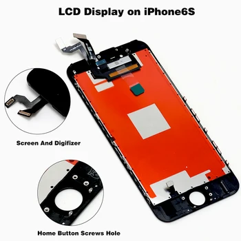 IPhone5 5c 5s 6 6s 7 8 Plius AAA+LCD Ekranas Touch Screen mobilusis Telefonas Priedai+Grūdintas Stiklas+Įrankių Komplektas+Apsaugine Atveju