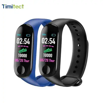 Išmaniųjų laikrodžių apyrankės fitness tracker M3 smart apyrankę, širdies ritmas, kraujo spaudimas sveikatos vandeniui smart žiūrėti