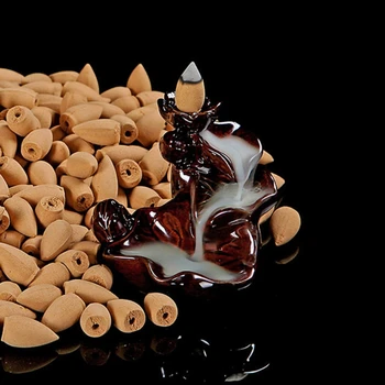 Kūrybos Refliukso Aromatas Keramikos Smilkalų Degiklis Krioklys Moliuskui Censer Spurgų Budistų Namų Puošybai