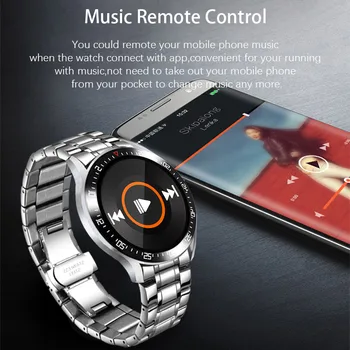 LIGE 2020 Naujas Pilnas touch screen Mens Smart Watch 