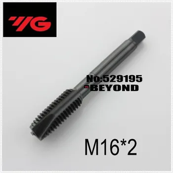 M16*2,T1022 Korėja YG-1, Tinkamas anglies ir plieno lydinys plieno per skylę apdirbimo, puikus lustas